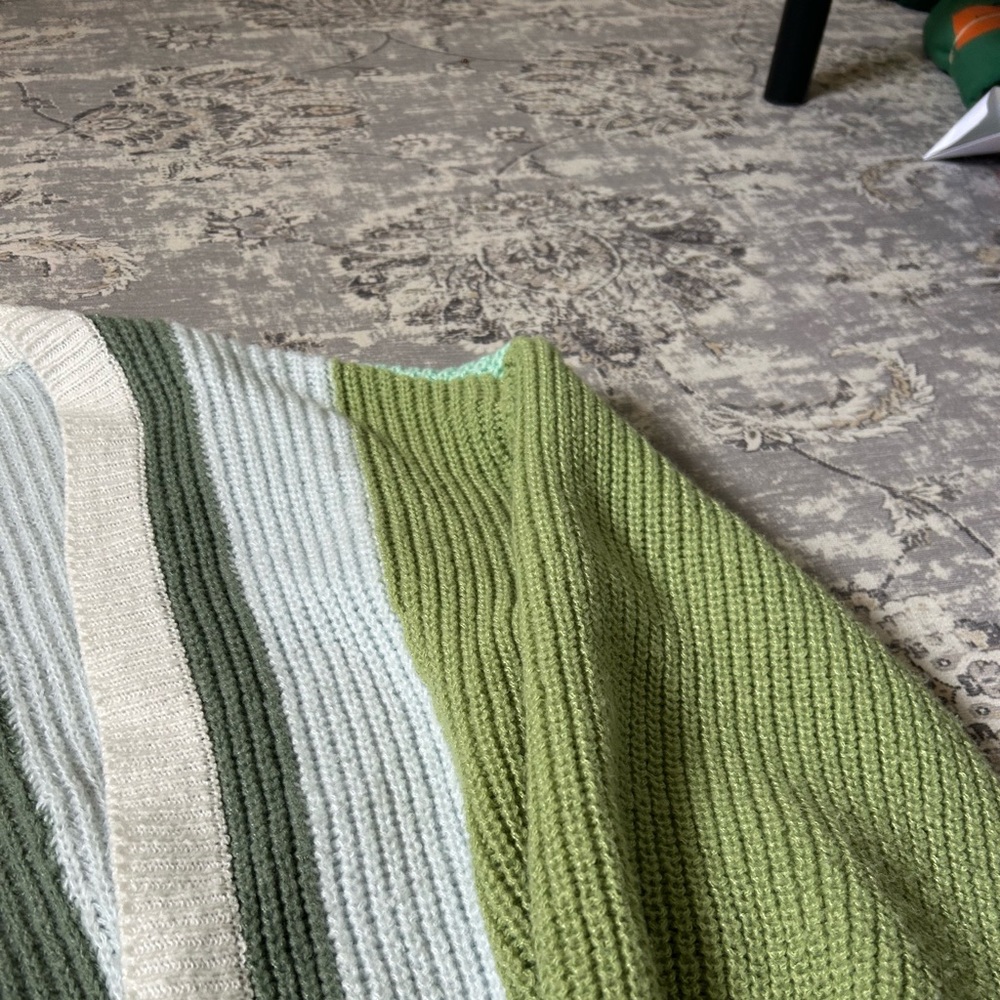 Multi-color Sweater Jacket